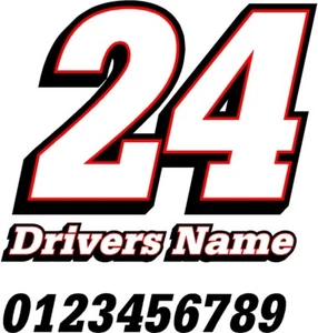 Go Kart numbers color style S - Bild 1 von 1