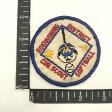 As-Is-Dirty KOSHKONONG DISTRICT CUB SCOUT COUNCIL SOFTBALL Boy Scouts Patch 08R1