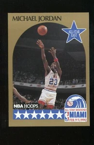 1990-91 NBA HOOPS # 5 MICHAEL JORDAN ALL STAR NM-MT OR BETTER MSS001 - Picture 1 of 2