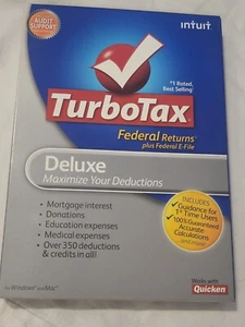 Intuit TurboTax Deluxe Federal + eFile 2010 (PC and Mac) - Picture 1 of 2