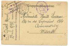 WWI.1914-18.Allemagne.Pucheim.camp de prisonniers.correspondance