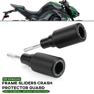 CNC Frame Sliders Crash Falling Protector For KAWASAKI Z1000 Z 1000R Black - Picture 1 of 15