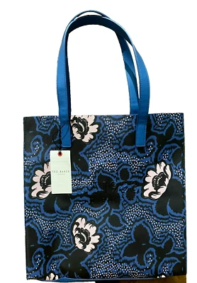 TED BAKER navy blue Tote DESIGNER bag genuine NEW