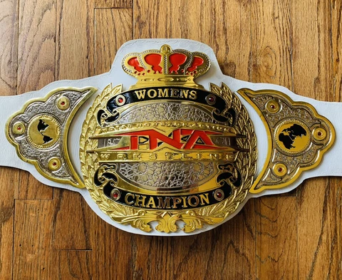 TNA WOMENS CHAMPIONSHIP REPLICA WRESTLING BELT KNOCKOUTS COA AUTOGRAPHED STACKED Cover