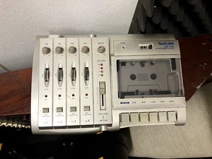 GEBRAUCHTES TASCAM MF-P01 Portastudio 4 Spuren Analog Kassetten Tonbandgerät - Bild 1 von 2