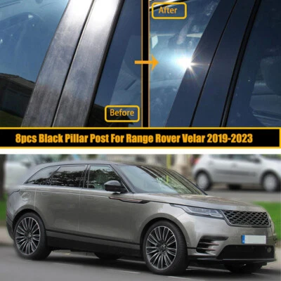 Guarnição da tampa dos postes da janela da porta para Land Rover Range Rover Velar 2018-2023 - Imagem 1 de 4