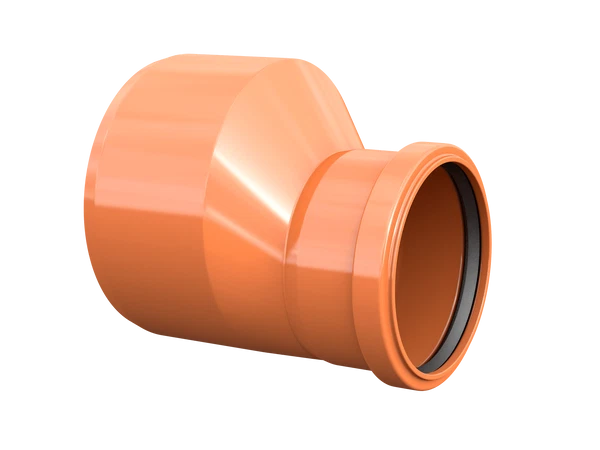 GEBR. OSTENDORF KUNSTSTOFFE GMBH KG Übergangsrohr DN 125/110 Reduzierung Muffe Abwasser Rohr Abfluß