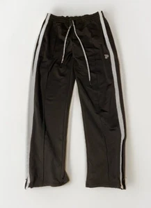 PINK Active M Pantalón Victoria’s Secret Negro Blanco Rayas Tirador Cordón  - Imagen 1 de 10