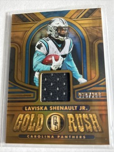 2023 Gold Standard Laviska Shenault Jr Gold Rush 279/299 Carolina Panthers