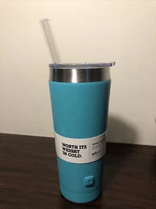 Vaso aislado al vacío Ello Beacon paja de acero inoxidable de 24 oz taza fría de acero inoxidable - Imagen 1 de 5