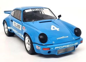 Solido 1/18 Porsche 911 RS 3.0 IROC Riverside 1974 Follmer #4 Diecast Model Car - Picture 1 of 8