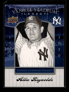 Upper Deck Yankee Stadium Legacy #25 2008 Allie Reynolds (Nuevo)(Bas) - Imagen 1 de 2