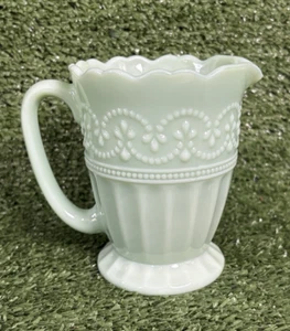 The Pioneer Woman 9oz Creamer Pitche Timeless Beauty Jade Green Milk Glass - Picture 1 of 4