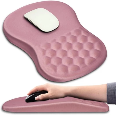 Ergonomic Mouse Pad Wrist Support with Massage Design, Wrist Rest Pain Relief Mo - Image 1 of 4