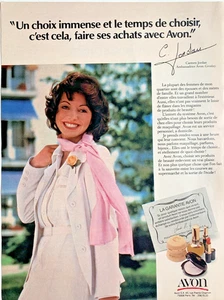 Avon Paris 1979 French Print Ad 9"x12" Carmen Jordan Ambassadrice Groslay - Bild 1 von 1