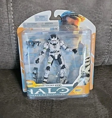 Halo 3 figure McFarlane Toys Spartan Soldier EOD Action Figure [White] exclusive - Image 1 of 2