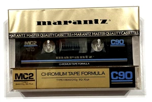 Cassette de audio vintage MARANTZ MF2 90 cinta en blanco sellada Hecho en Bélgica Tipo II - Imagen 1 de 2