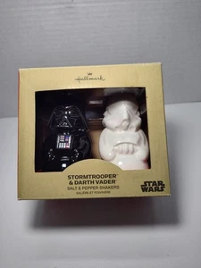 Hallmark Disney Star Wars Darth Vader & Stormtrooper Salt and Pepper Shakers NIB - Picture 1 of 5