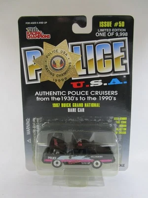 Coche Buick Grand National Dare de Racing Champions Police USA #50 1987 Foto 1 de 2