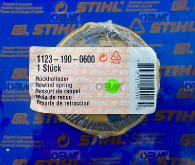 STIHL Genuine MS150 192 193 200 210 230 250 Starter Rewind Spring #1123 190 0600 - Image 1 of 4