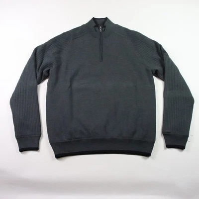 Brooks Brothers Mens M 1/4 Zip Country Club Prosport Windbreaker Sweater Wool - Image 1 of 4