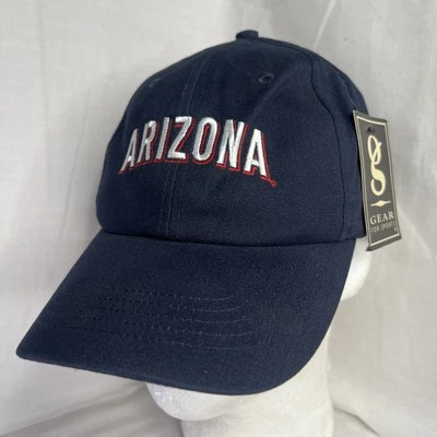 NWT Arizona University Wildcats Gear For Sports Navy Hat Cap Adjustable Logo New - Image 1 of 4