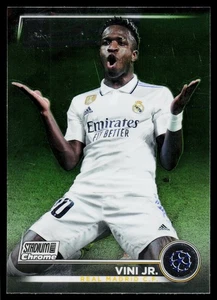Vini Jr. 2022-23 Stadium Club Chrome UEFA Club Competitions Real Madrid CF - Picture 1 of 2