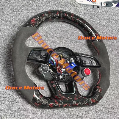 Для Audi B9 A3 A5 RS3 RS4 RS5 S3 S4 алькантара кованый углеродного волокна руль - Изображение 1 из 4