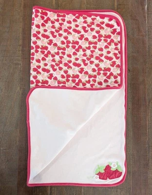 Gymboree Fresa Bebé Manta Rosa Recepción Seguridad Algodón 26" x 28" 2007 Foto 1 de 4