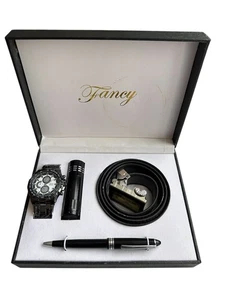 Set Regalo Per Uomo Orologio Torcia cintura Penna In Cofanetto Elegante - Imagen 1 de 1