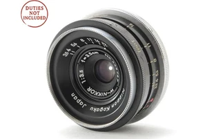 [Near MINT] Nikon W-Nikkor C 3.5cm 35mm f/3.5 wide Angle Lens for S JAPAN -A491- - Picture 1 of 24