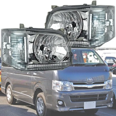 1 Pair Headlight Lamp For Toyota Hiace KDH200 KDH202 TRH203 200 Series 2010-2013 - Image 1 of 4