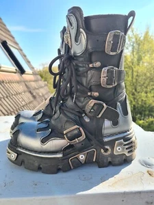 New Rock Reactor Boots Stiefel Gothic Größe 38 gebraucht - Bild 1 von 6