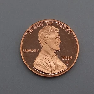 2019 S Proof Lincoln Shield Cent Penny Münze - Bild 1 von 2