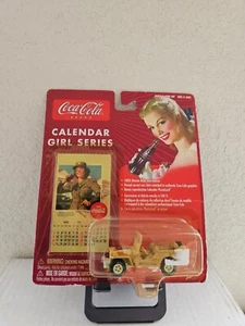 Johnny Lightning CocaCola Calendar Girl Series Willys Jeep White lightning F52 - Picture 1 of 1