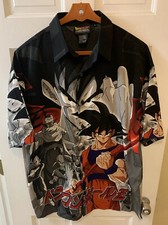 Dragon Ball Z Casual Button-Down Shirts 