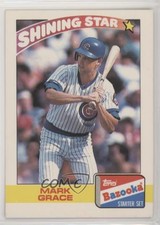 1989 Topps Bazooka Shining Stars Mark Grace #12