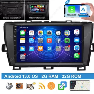 For Toyota Prius 10-15 Apple Carplay Car Stereo Radio Android 13 Navi GPS 2+32G - Bild 1 von 16
