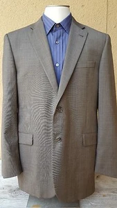 BURBERRY London Men’s Brwn Plaids BOND STREET Wool 2 Btn 2 Vnt Sport Coat 42 USA - Picture 1 of 12
