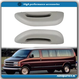Cover Front Driver Passenger Set for 96-02 Chevy Express Van Armrest Pull Handle - Picture 1 of 9