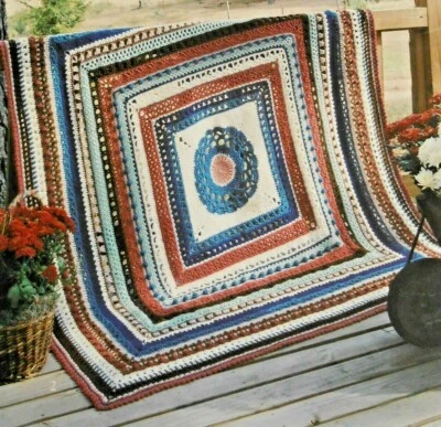 Scrap Yarn Afghans Book Two, 7 Designs to Crochet using WW Yarn LA2159 - Image 1 of 4