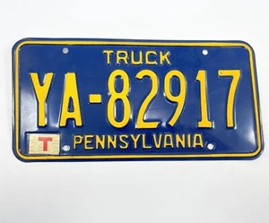 Pennsylvania License Plate YA 82917 Truck Temporary Sticker - Picture 1 of 2