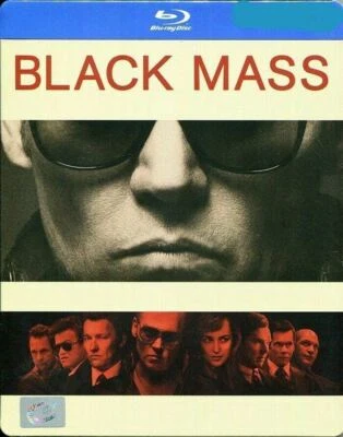 Black Mass (2015) Limited STEELBOOK Blu-ray - All Region - Whitey Bulger Biopic - Image 1 of 2
