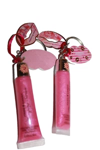 LOT OF 2 Hard Candy Gloss Addict Mini Plumping Serum LipGloss Keychains /Mini - Picture 1 of 2