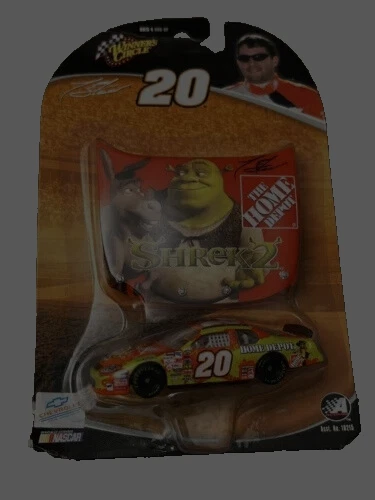Winners Circle Long Card 2004 Tony Stewart #20 SHREK Mini Hood 1:64 FREE SHIP! - Image 1 of 1