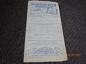 PORTSMOUTH v BLACKPOOL 1947/8 MARCH 6th - Picture 1 of 2