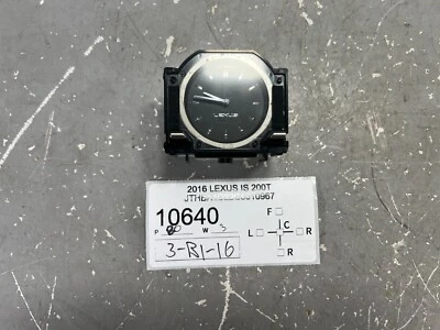 2014-2017 LEXUS IS200T IS350 TABLERO PANEL DE INSTRUMENTOS CENTRO RELOJ ANALÓGICO Foto 1 de 4