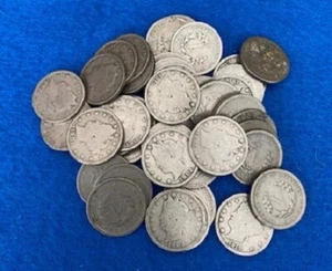 50x Liberty Head V Nickels 5 Cent US Coins Estate Sale Lot 1883-1912 Rare - Picture 1 of 1