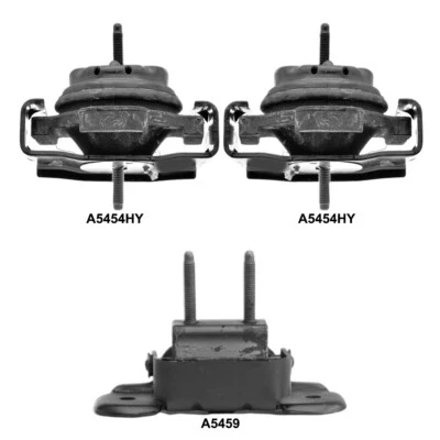Крепления двигателя и коробки передач 3 шт, подходят для Saturn Sky, Pontiac Solstice; 2,0/2,4 л - Изображение 1 из 3