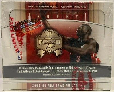 2004/05 SKYBOX FRESH INK NBA BASKETBALL HOBBY BOX 18 PACKS NEW SEALED - Image 1 of 4